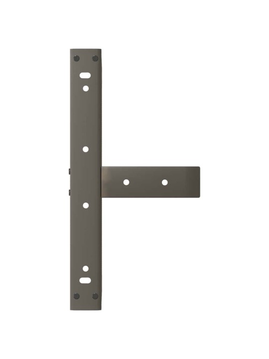 Nohy konferenčního stolku ve tvaru t, 2 ks, černé, 50 x 25 x (30-31) cm, ocel