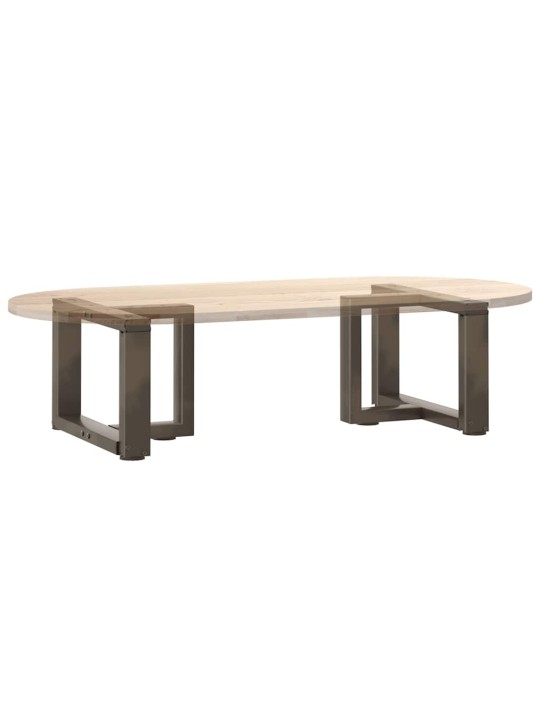 Nohy konferenčního stolku ve tvaru t, 2 ks, černé, 50 x 25 x (30-31) cm, ocel