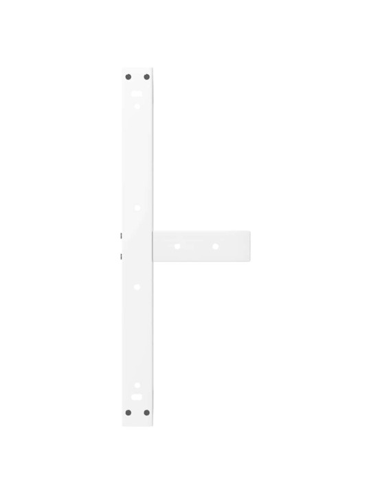 Nohy konferenčního stolku ve tvaru t, 2 ks, bílé, 70 x 25 x (30-31) cm, ocel
