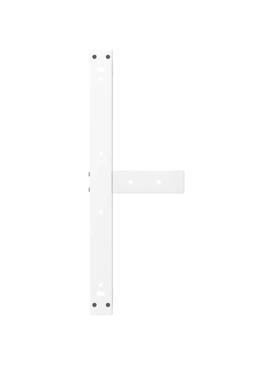 Nohy konferenčního stolku ve tvaru t, 2 ks, bílé, 60 x 25 x (42-43) cm, ocel