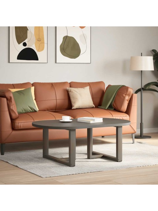 Nohy konferenčního stolku ve tvaru t, 2 ks, černé, 60 x 25 x (42-43) cm, ocel
