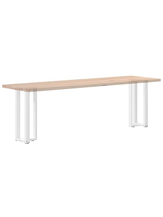 Nohy konzolového stolku ve tvaru t, 2 ks, bílé, 38 x 25 x (72-73) cm, ocel