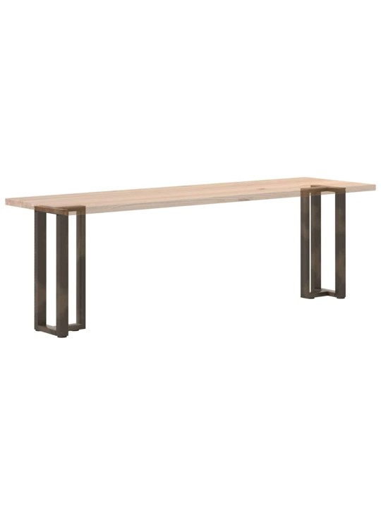 Nohy konzolového stolku ve tvaru t, 2 ks, černé, 38 x 25 x (72-73) cm, ocel