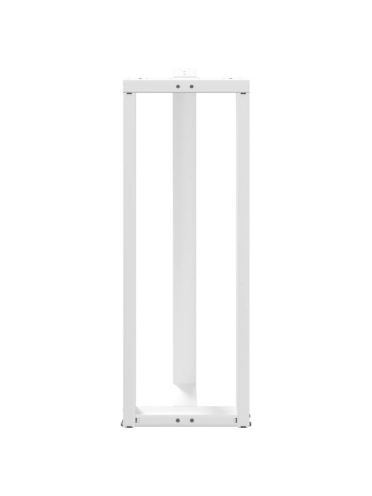 Nohy barového stolu ve tvaru t, 2 ks, bílé, 50 x 35 x (110-111) cm, ocel
