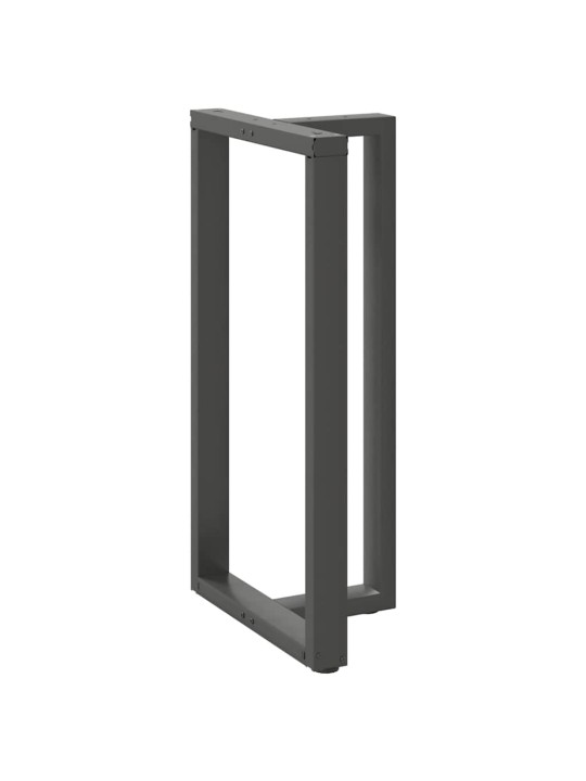 Nohy barového stolu ve tvaru t, 2 ks, antracitové, 60 x 35 x (110-111) cm, ocel