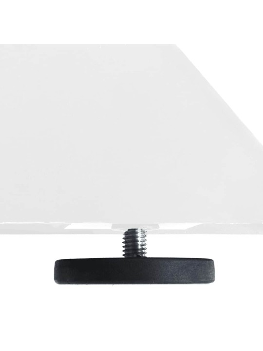 Noha konferenčního stolku ve tvaru pavouka bílá 98 x 58 x (42-43) cm ocel