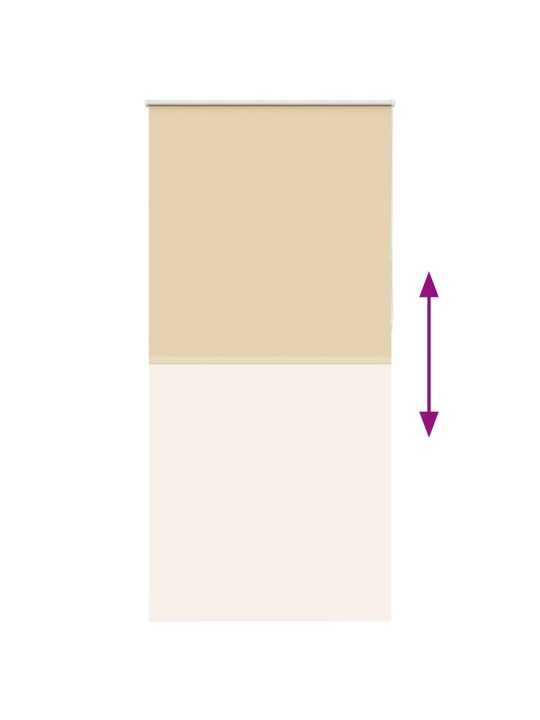 Roleta zatemňovací 105x210 cm šířka látky 100,7 cm polyester