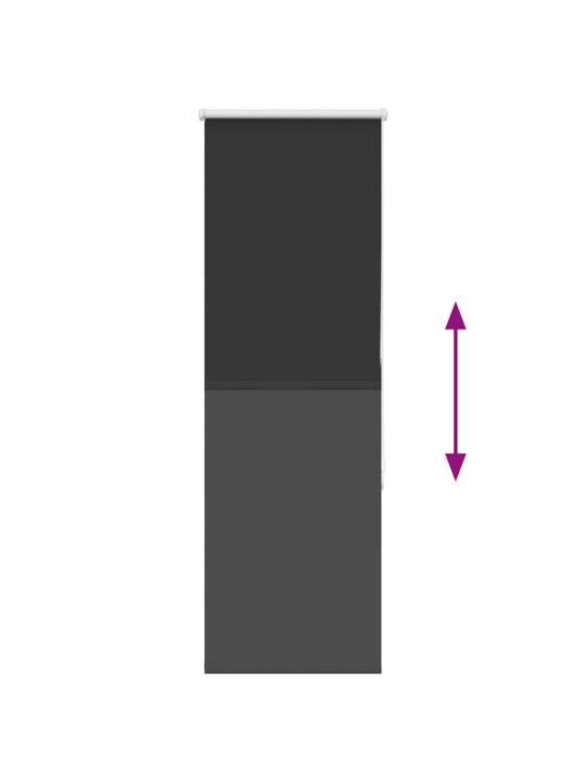 Roleta zatemňovací 40x130 cm šířka látky 35,7 cm polyester