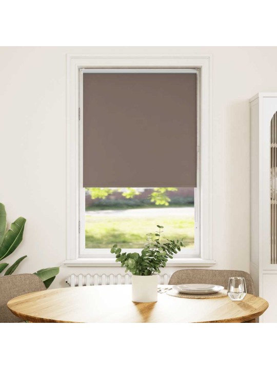 Roleta zatemňovací káva 80x130 cm šířka látky 75,7 cm polyester