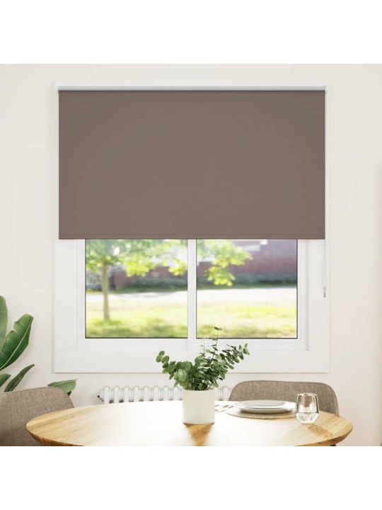 Roleta zatemňovací káva 135x130cm šířka látky 131,6cm polyester