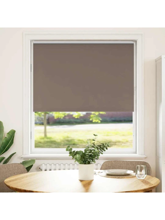 Roleta zatemňovací káva 90x150 cm šířka látky 85,7 cm polyester