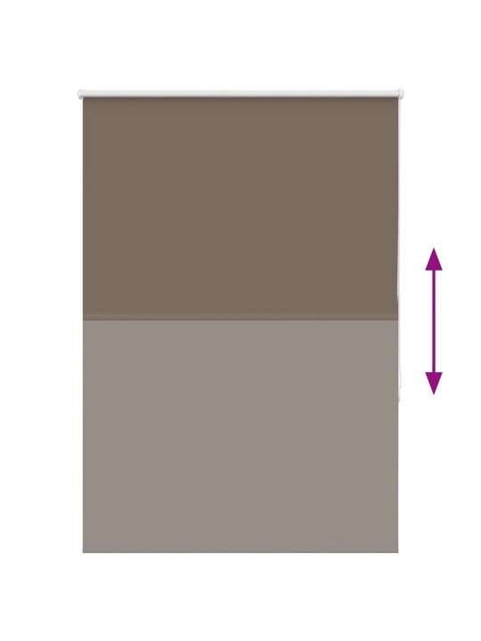 Roleta zatemňovací coffee 100x150 cm šířka látky polyester