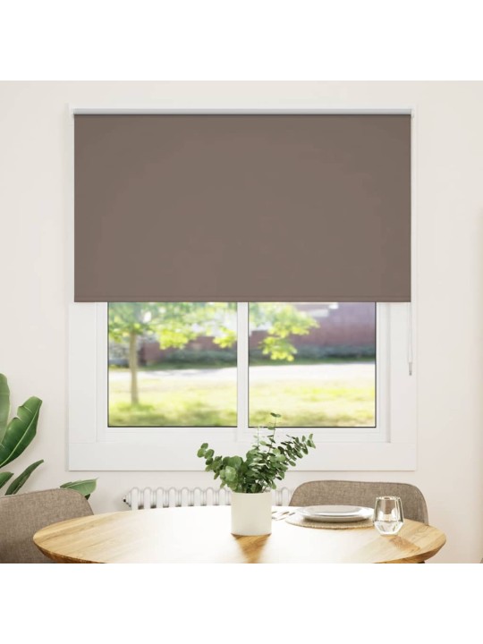 Roleta zatemňovací káva 135x150cm šířka látky 131,6cm polyester