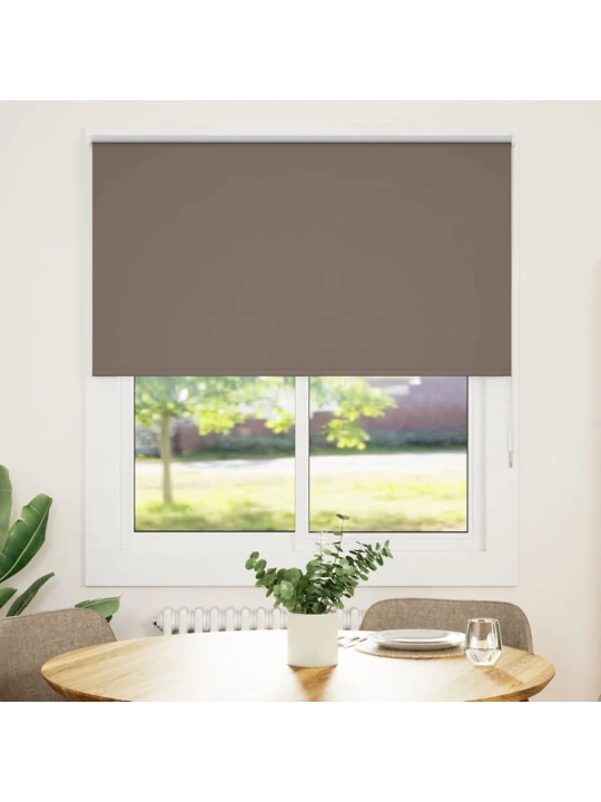 Roleta zatemňovací káva 135x150cm šířka látky 131,6cm polyester
