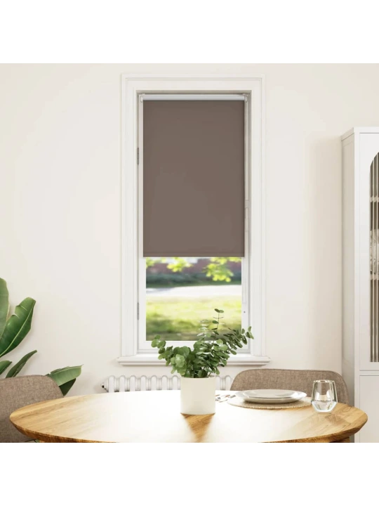 Roleta zatemňovací káva 40x175 cm šířka látky 35,7 cm polyester