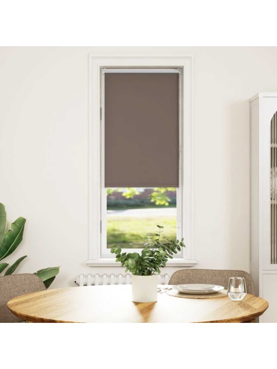Roleta zatemňovací káva 60x175 cm šířka látky 55,7 cm polyester