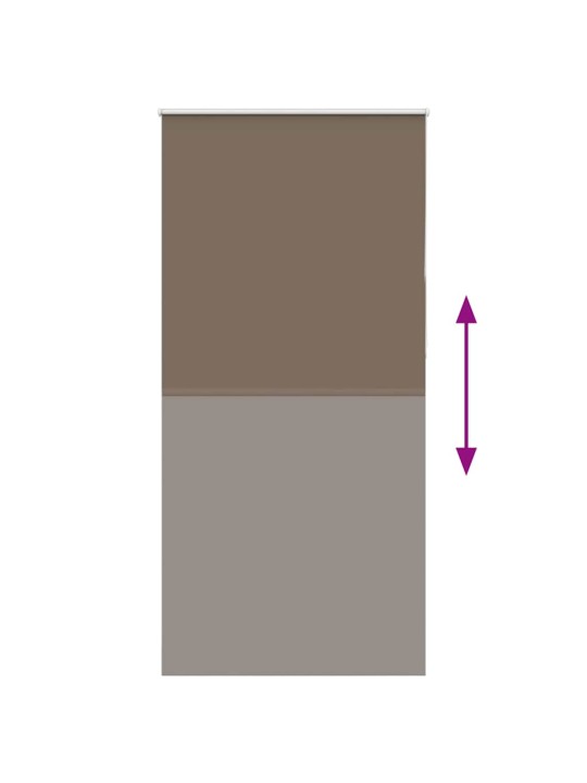 Roleta zatemňovací káva 115x210cm šířka látky 110,7cm polyester