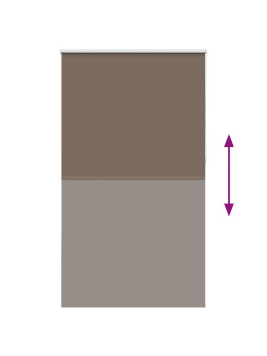 Roleta zatemňovací káva 140x210cm šířka látky 136,6cm polyester