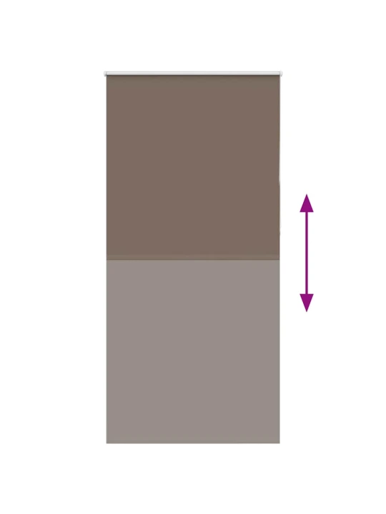 Roleta zatemňovací coffee 100x230 cm šířka látky polyester
