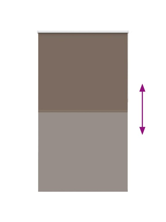 Roleta zatemňovací káva 135x230cm šířka látky 131,6cm polyester
