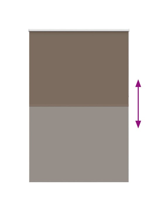 Roleta zatemňovací káva 160x230cm šířka látky 156,6cm polyester
