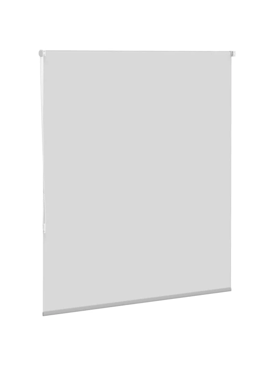 Roleta zatemňovací světle šedá šířka látky 126,6 cm polyester
