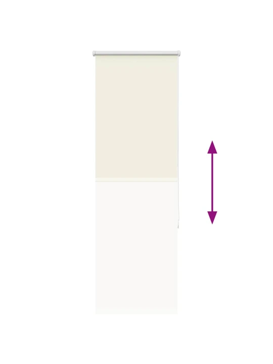 Roleta zatemňovací našedlá šířka látky 55,7 cm polyester