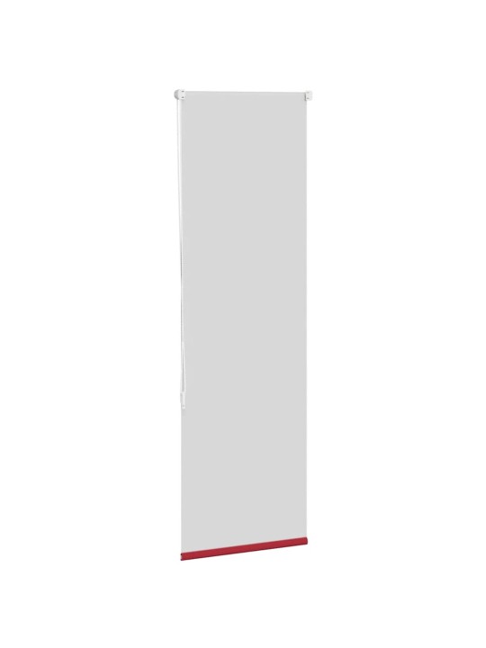 Roleta zatemňovací červená šířka látky 35,7 cm polyester