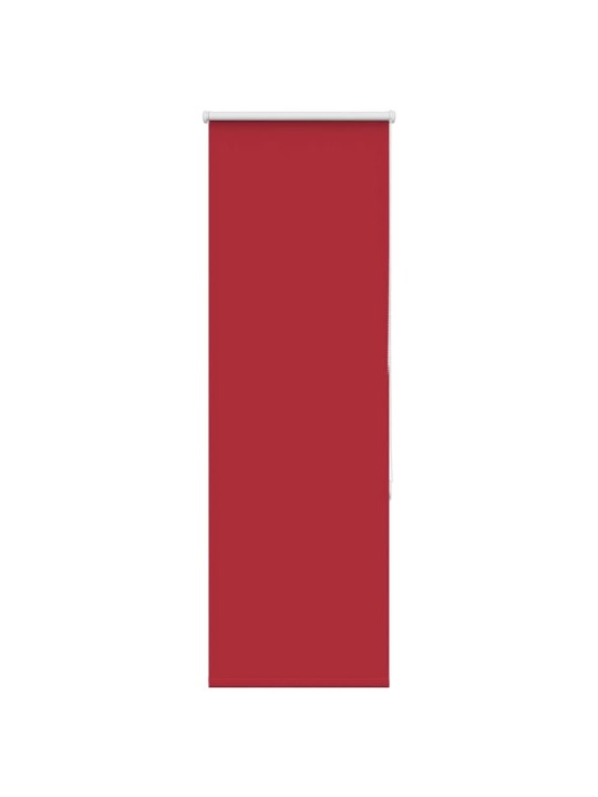 Roleta zatemňovací červená šířka látky 40,7 cm polyester