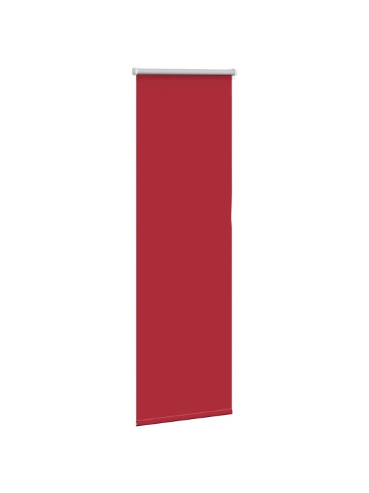 Roleta zatemňovací červená šířka látky 40,7 cm polyester