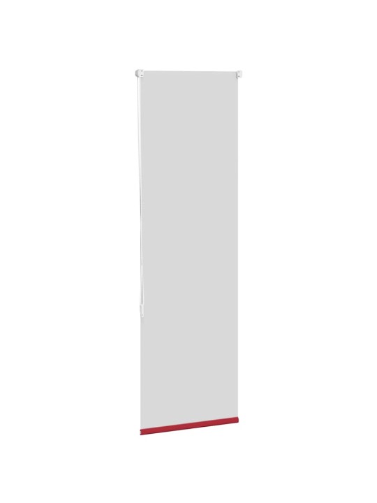 Roleta zatemňovací červená šířka látky 40,7 cm polyester