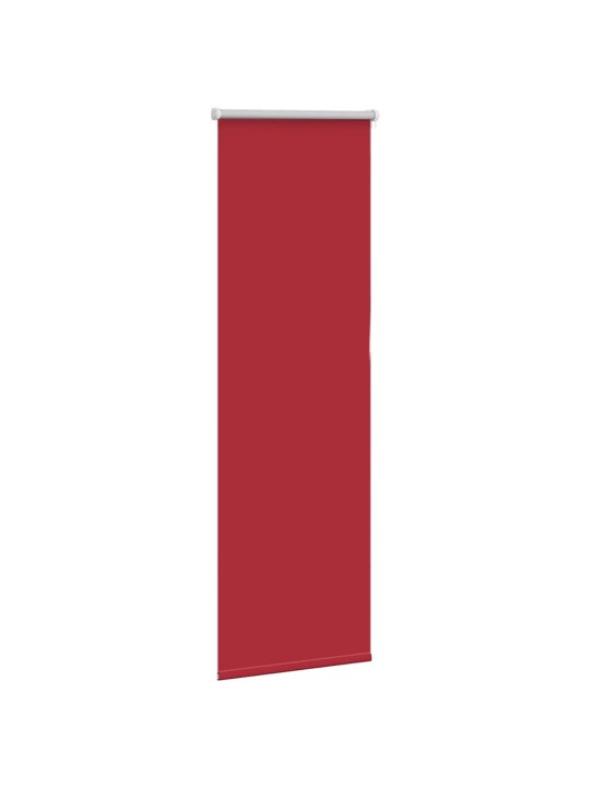 Roleta zatemňovací červená šířka látky 45,7 cm polyester