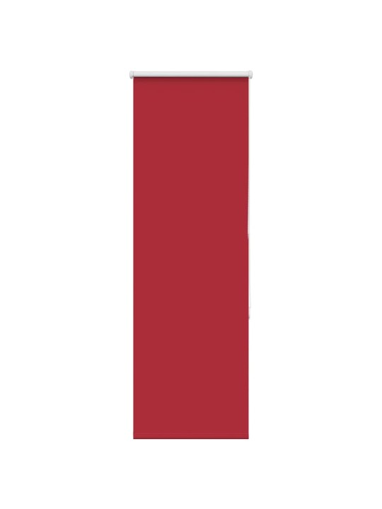 Roleta zatemňovací červená šířka látky 55,7 cm polyester