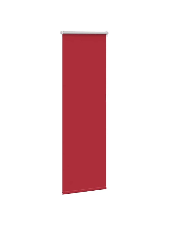 Roleta zatemňovací červená šířka látky 55,7 cm polyester