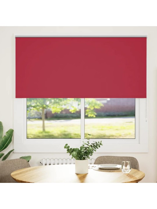 Roleta zatemňovací červená šířka látky 146,6 cm polyester
