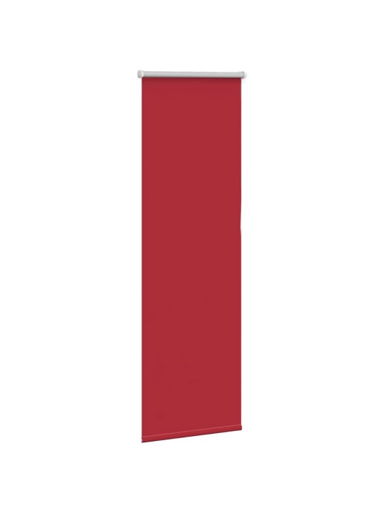 Roleta zatemňovací červená šířka látky 45,7 cm polyester
