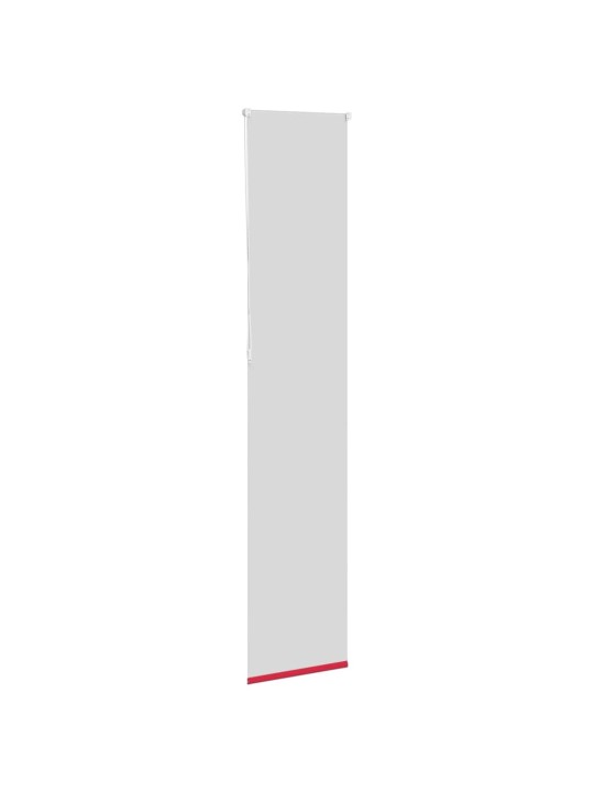 Roleta zatemňovací červená šířka látky 40,7 cm polyester