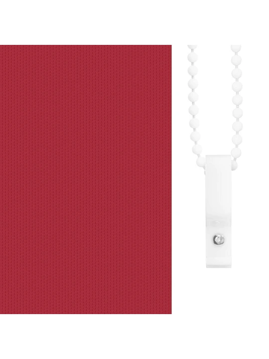 Roleta zatemňovací červená šířka látky 40,7 cm polyester