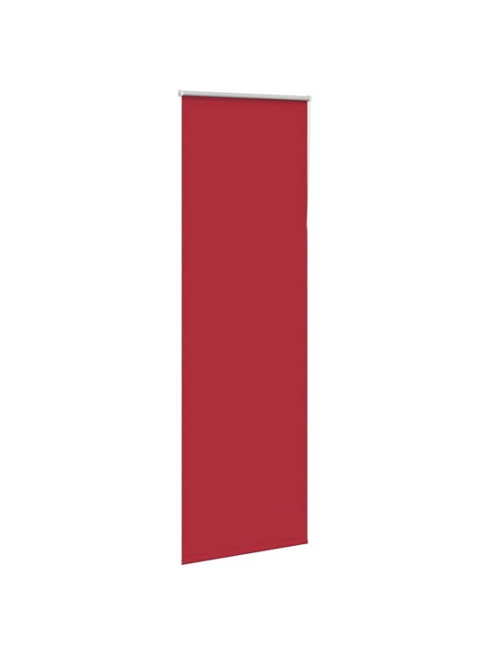 Roleta zatemňovací červená šířka látky 60,7 cm polyester