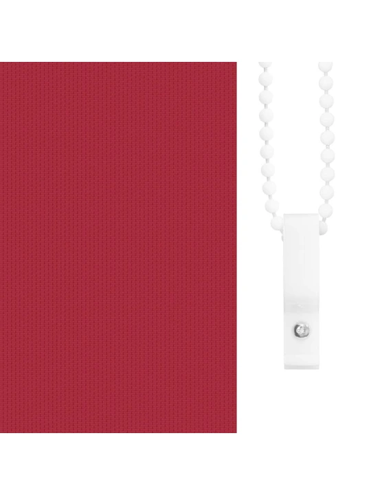 Roleta zatemňovací červená šířka látky 85,7 cm polyester