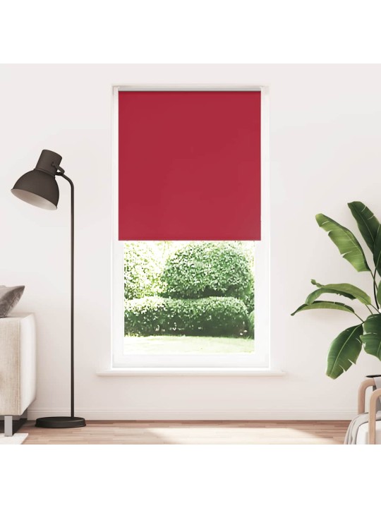 Roleta zatemňovací červená šířka látky 105,7 cm polyester