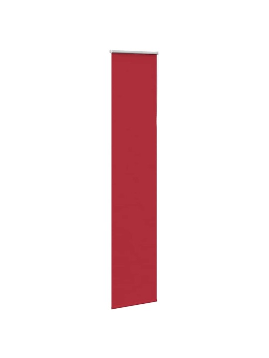 Roleta zatemňovací červená šířka látky 35,7 cm polyester