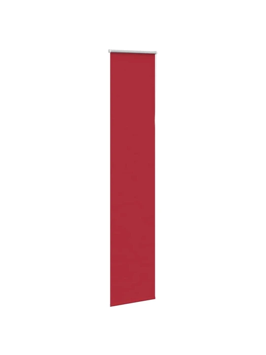 Roleta zatemňovací červená šířka látky 50,7 cm polyester
