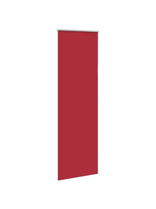 Roleta zatemňovací červená šířka látky 60,7 cm polyester