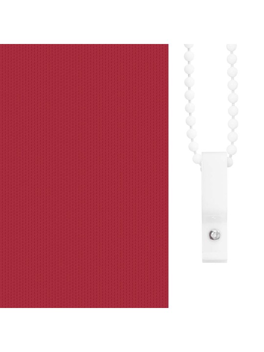 Roleta zatemňovací červená šířka látky 116,6 cm polyester