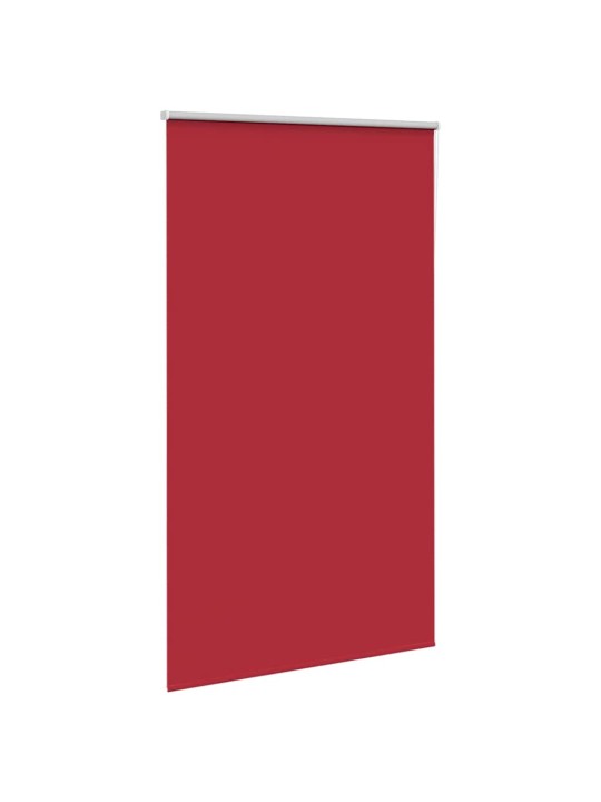Roleta zatemňovací červená šířka látky 121,6 cm polyester