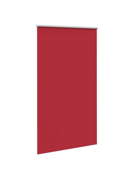 Roleta zatemňovací červená šířka látky 131,6 cm polyester