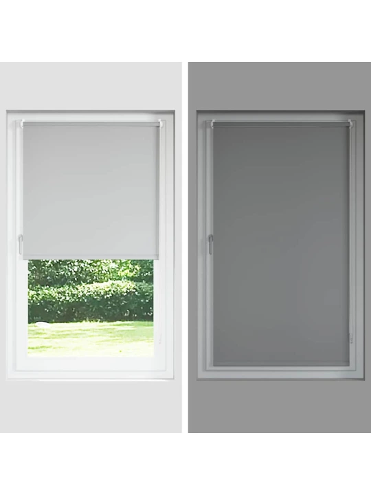 Roleta zatemňovací bílá 90x150 cm šířka látky 85,7 cm polyester