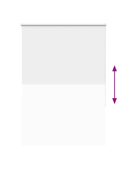 Roleta zatemňovací bílá 90x150 cm šířka látky 85,7 cm polyester