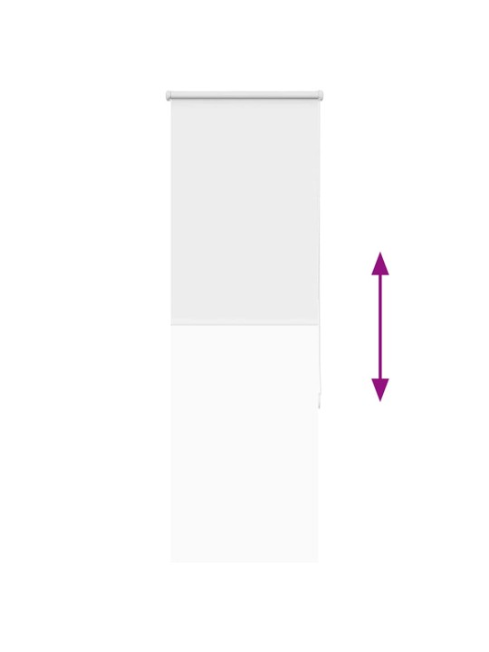 Roleta zatemňovací bílá 45x175 cm šířka látky 40,7 cm polyester